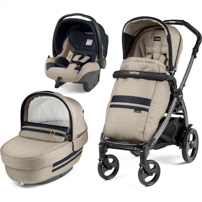 Коляска 3 в 1 PEG-PEREGO BOOK 51 ELITE LOUNGE LUXE PURE PACK00-00000000002